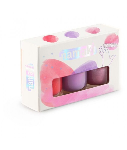 Coffret 3 vernis - roses éternelles
