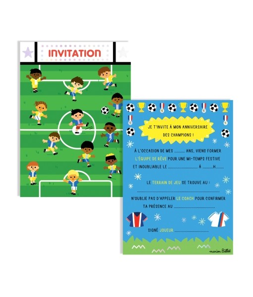 Invitations foot (x8)
