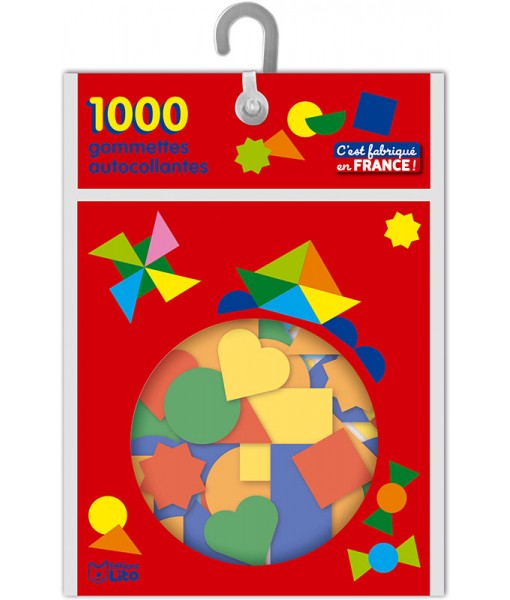 Gommettes autocollantes maternelle (sachet de 1000)