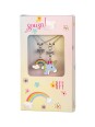 Colliers argentés best friends licorne/arc-en-ciel (set cadeau)