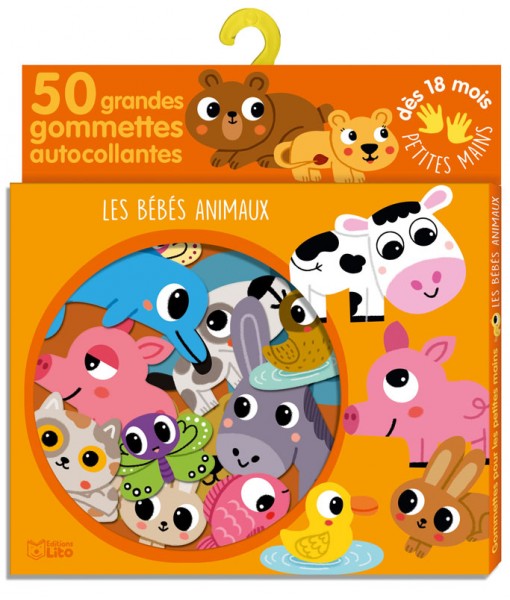 Gommettes petites mains Les bébés animaux