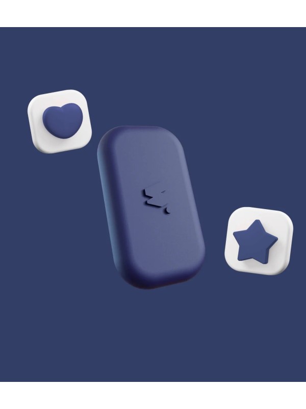 Walkie bleu marine