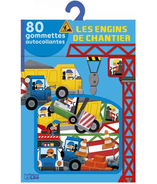 Gommettes les engins de chantier