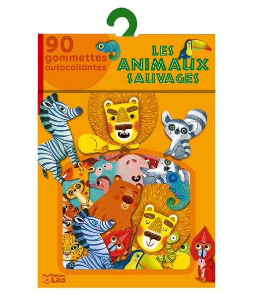Gommettes Les animaux sauvages