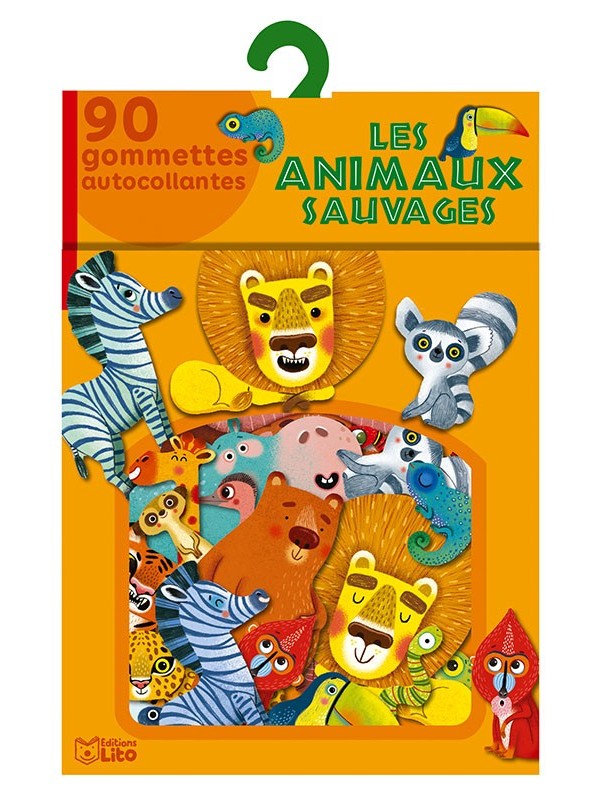 Gommettes Les animaux sauvages