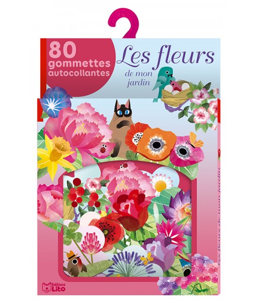 Gommettes fleurs de mon jardin