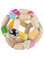 Hochet balle flexible rayé