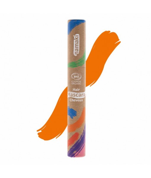 Mascara cheveux orange