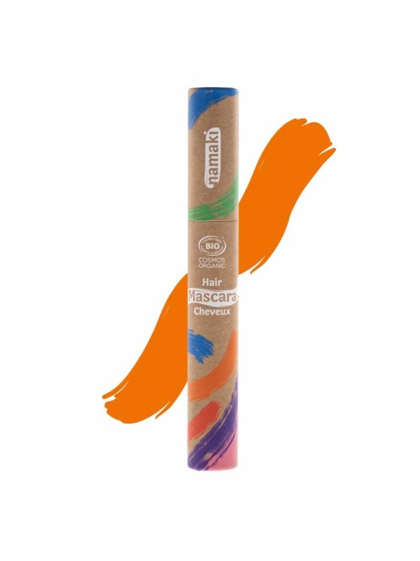 Mascara cheveux orange