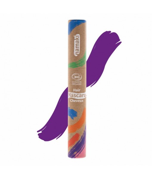 Mascara cheveux violet