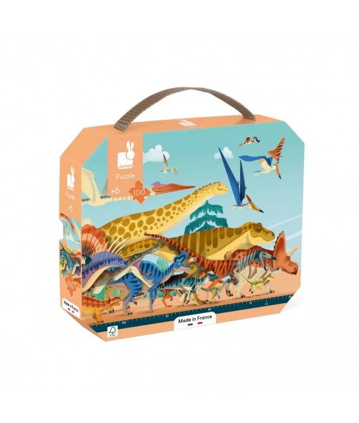 Puzzle panoramique dino 100 pièces