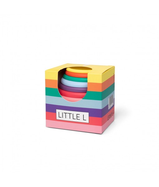 Little L - Gobelets empilables silicone couleurs vives