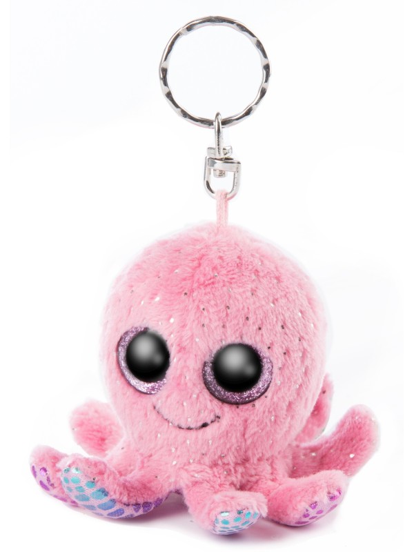 Porte-clés peluche 8 cm Poli la pieuvre