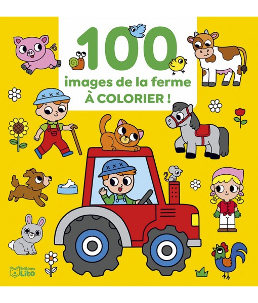 100 images de la ferme à colorier