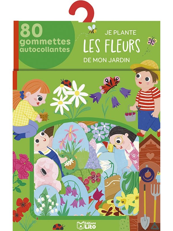 Gommettes Je plante les fleurs de mon jardin