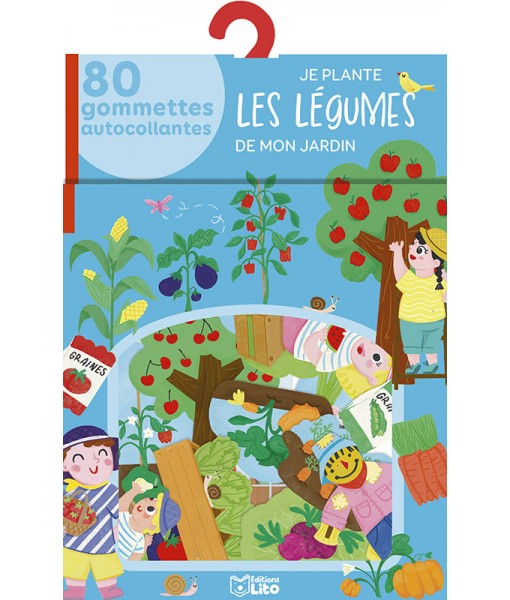 Gommettes Je plante les légumes de mon jardin
