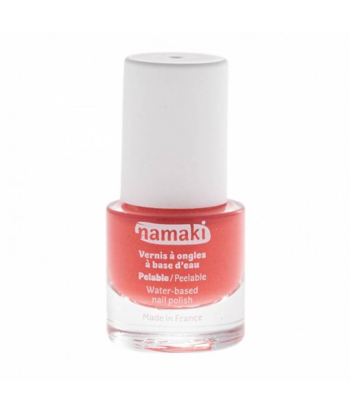 Vernis base eau 24 - corail pailleté