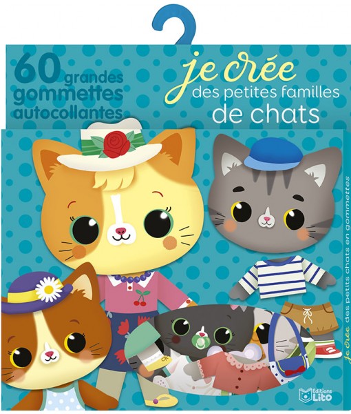 Gommettes - Je crée des petites familles de chats