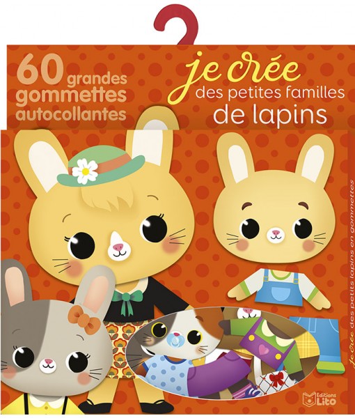 Gommettes - Je crée des petites familles de lapins