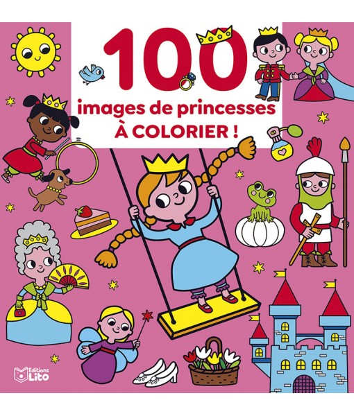 100 images de princesses à colorier