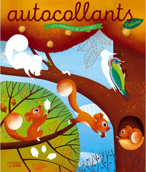Autocollants nature - Les animaux de la forêt
