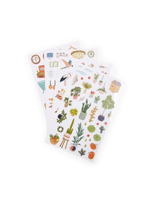 Cahier coloriages & stickers Les Parisiennes