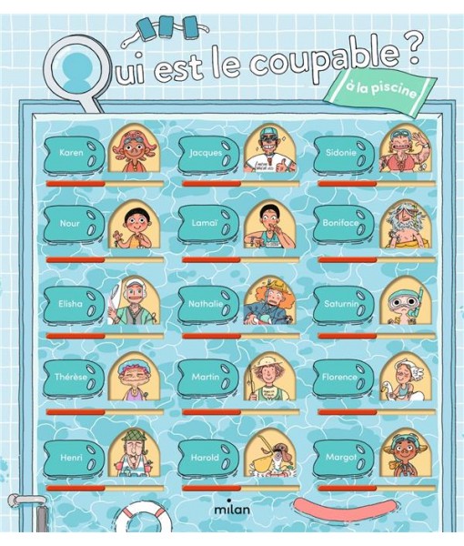 Qui est le coupable ? A la piscine