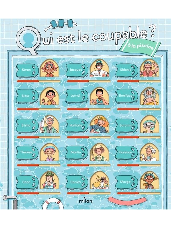Qui est le coupable ? A la piscine