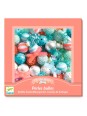Perles bulles argent