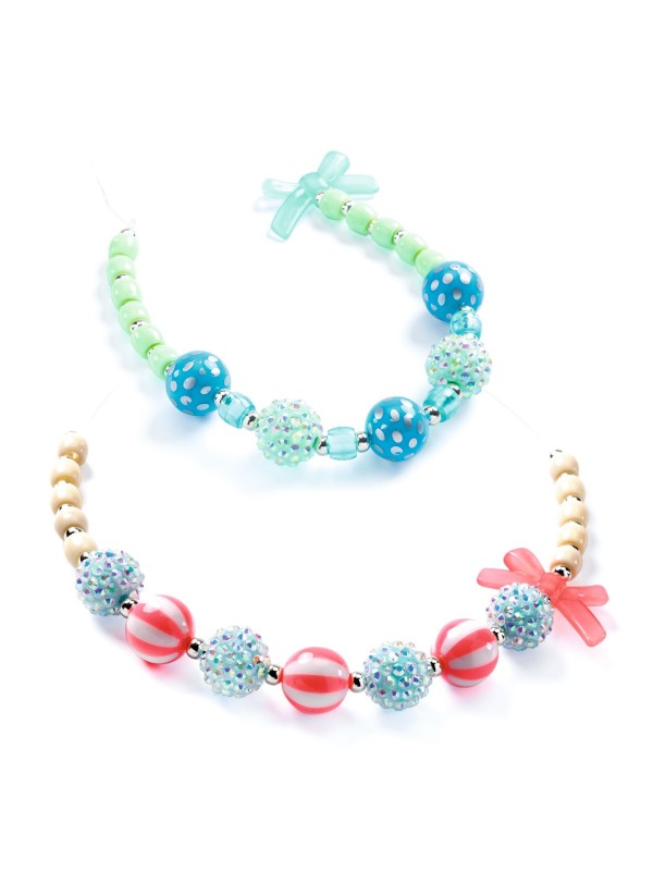 Perles bulles argent