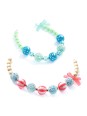 Perles bulles argent