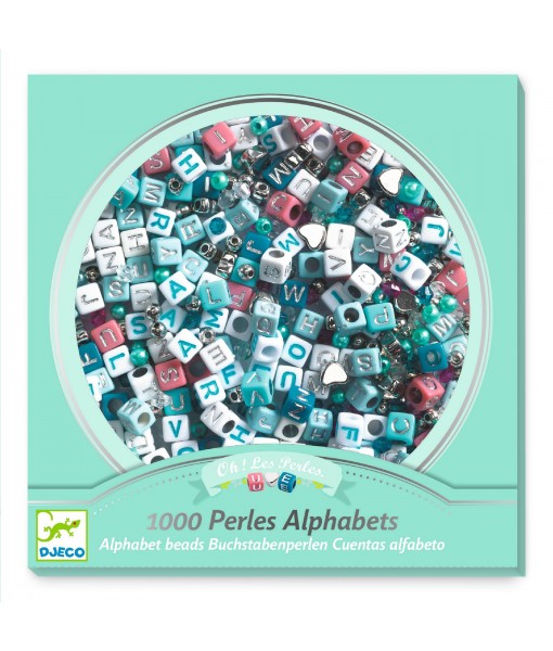 Perles alphabet argent