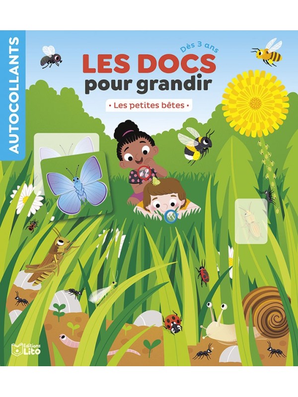 Autocollants - Les docs pour grandir - Les petites bêtes