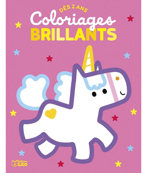 Coloriages brillants - Les licornes