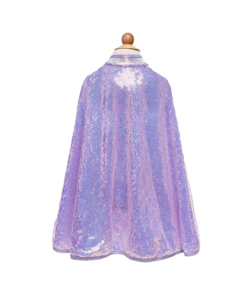 Cape de princesse lilas sequins 7-8 ans