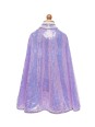 Cape de princesse lilas sequins 7-8 ans