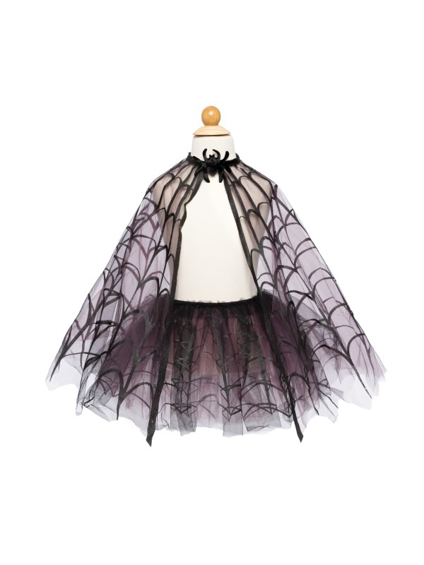 Cape et tutu toile d'araignée 4-6 ans