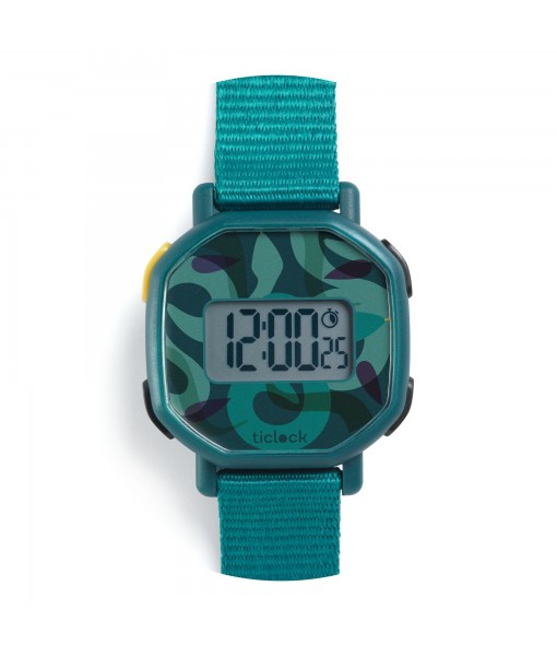 Ticlock - Montre digitale Green snakes