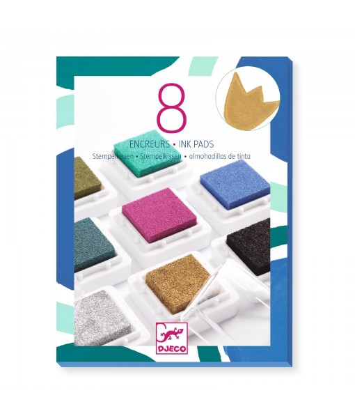 Encreurs à tampons (x8) et nettoyeur - Pop