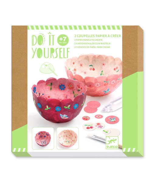 DIY - Dans les airs - Coupelles en papier