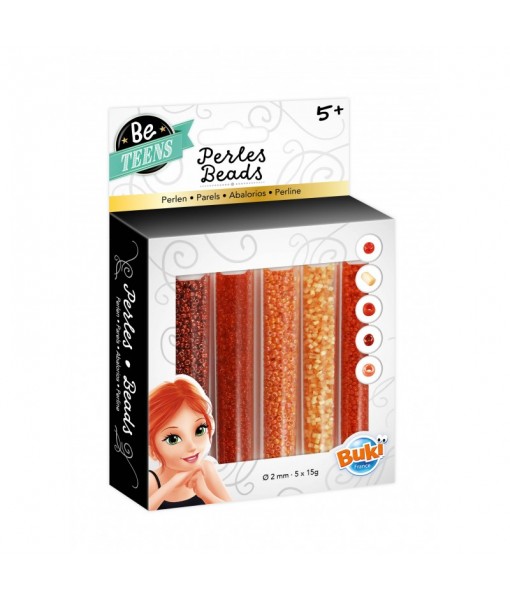 Tubes perles rouges