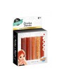 Tubes perles rouges