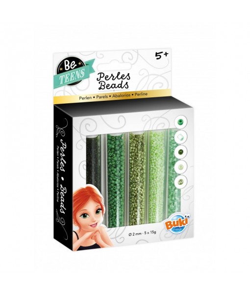 Tubes perles vertes