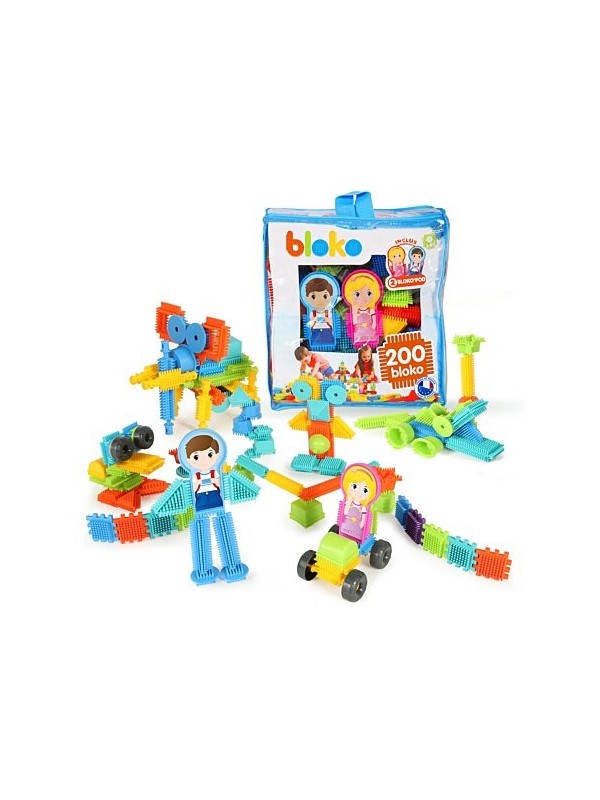 Sac 200 Blokos + 2 figurines