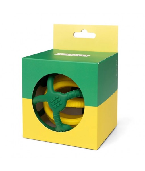 Little L - Balles sensorielles vert et jaune