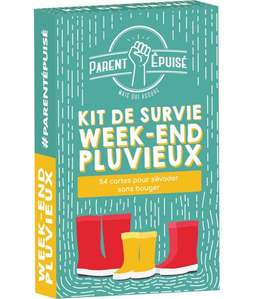 Parent Epuisé : kit de survie week-end pluvieux