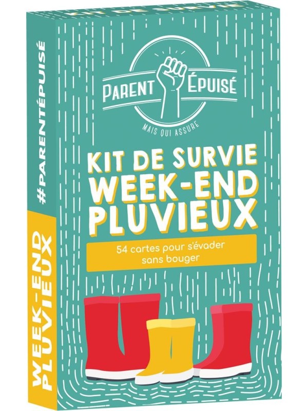 Parent Epuisé : kit de survie week-end pluvieux