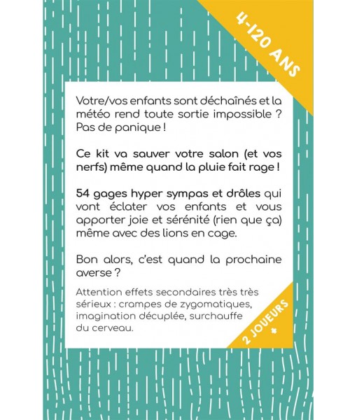 Parent Epuisé : kit de survie week-end pluvieux