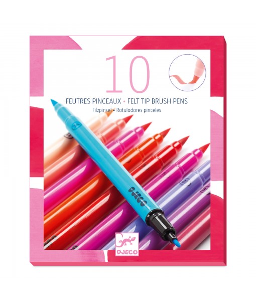 Feutres pinceaux sweet - boîte de 10