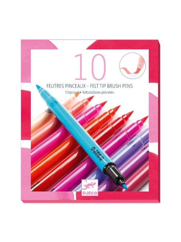 Feutres pinceaux sweet - boîte de 10